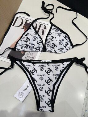 Chanel Coco Chanel swimsuit white